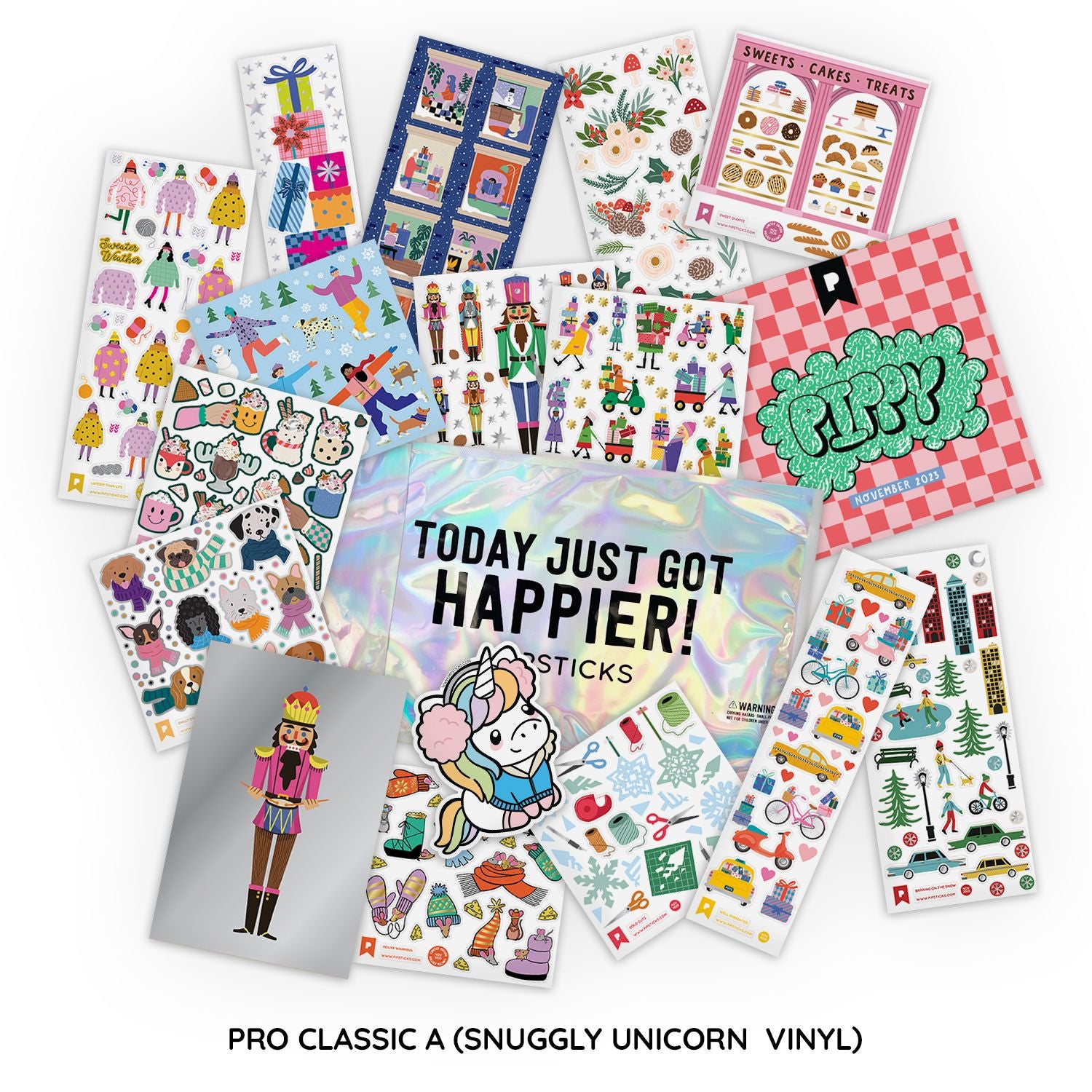 Pipsticks Stickers, Cauldron Cutie - FLAX art & design