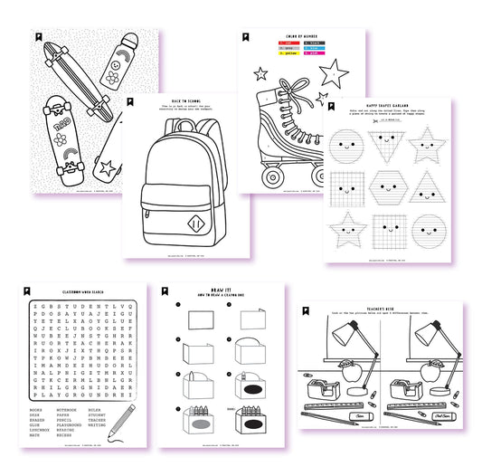 2020 July Kids Club Printables