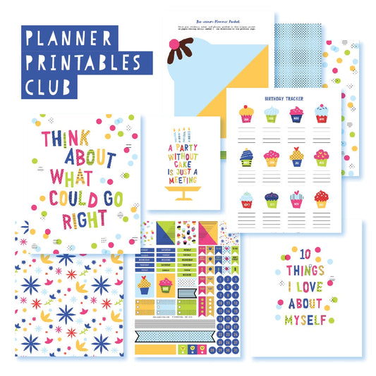 2018 August Planner Club Printables