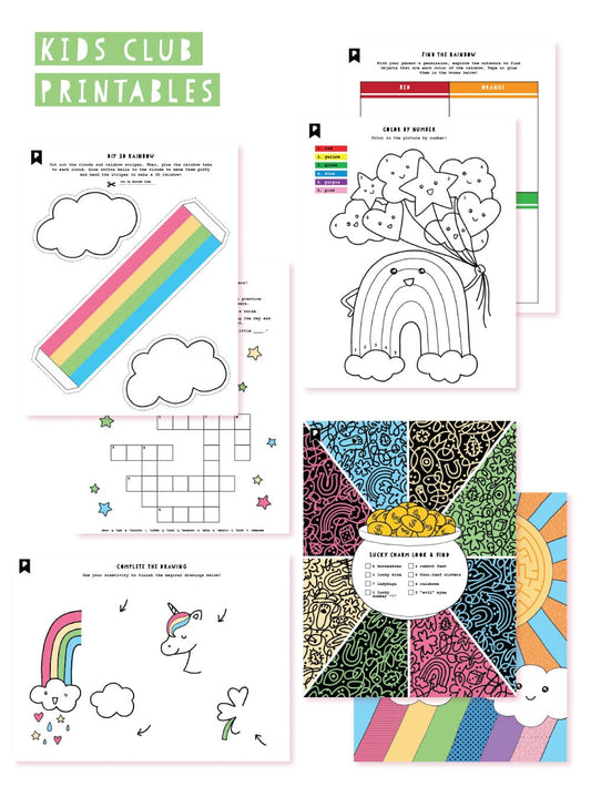 2019 March Kids Club Printables