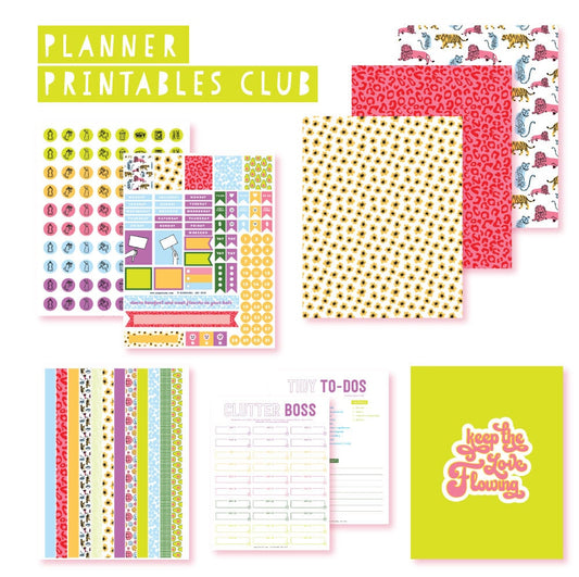 2019 April Planner Club Printables