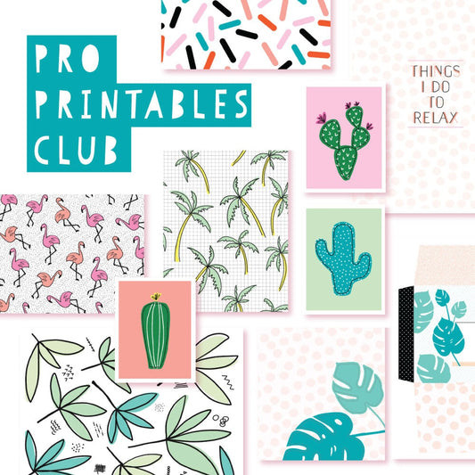 2018 July Pro Club Printables