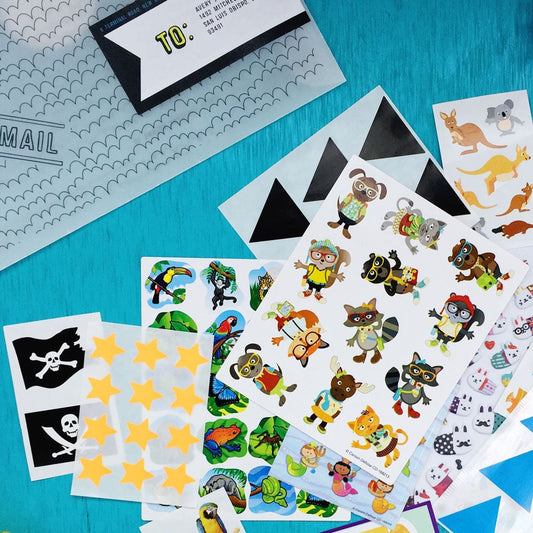 April Kids Club stickers