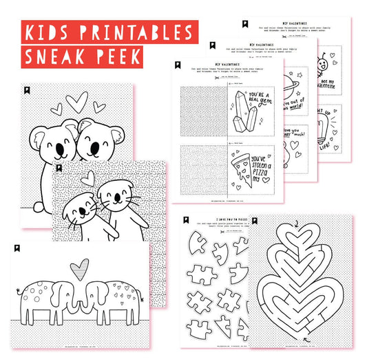 2019 January Kids Club Printables