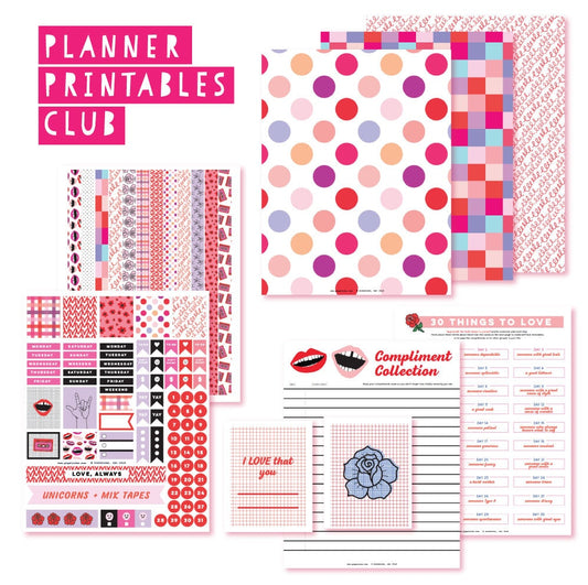 2019 January Planner Club Printables