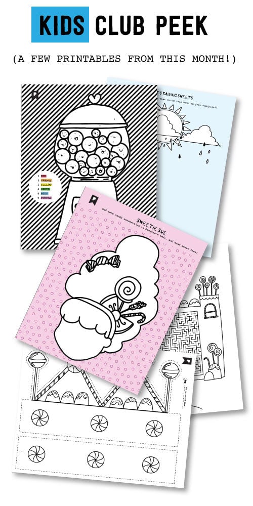 2018 March Kids Printable Club