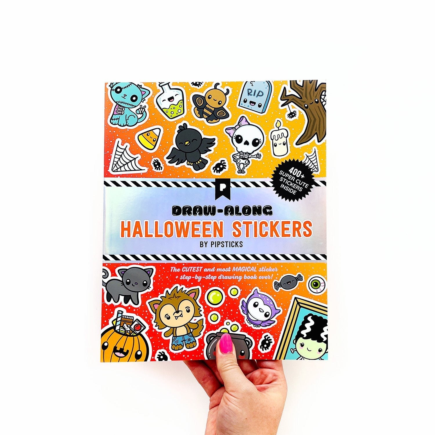 Draw-Along Halloween Sticker Book