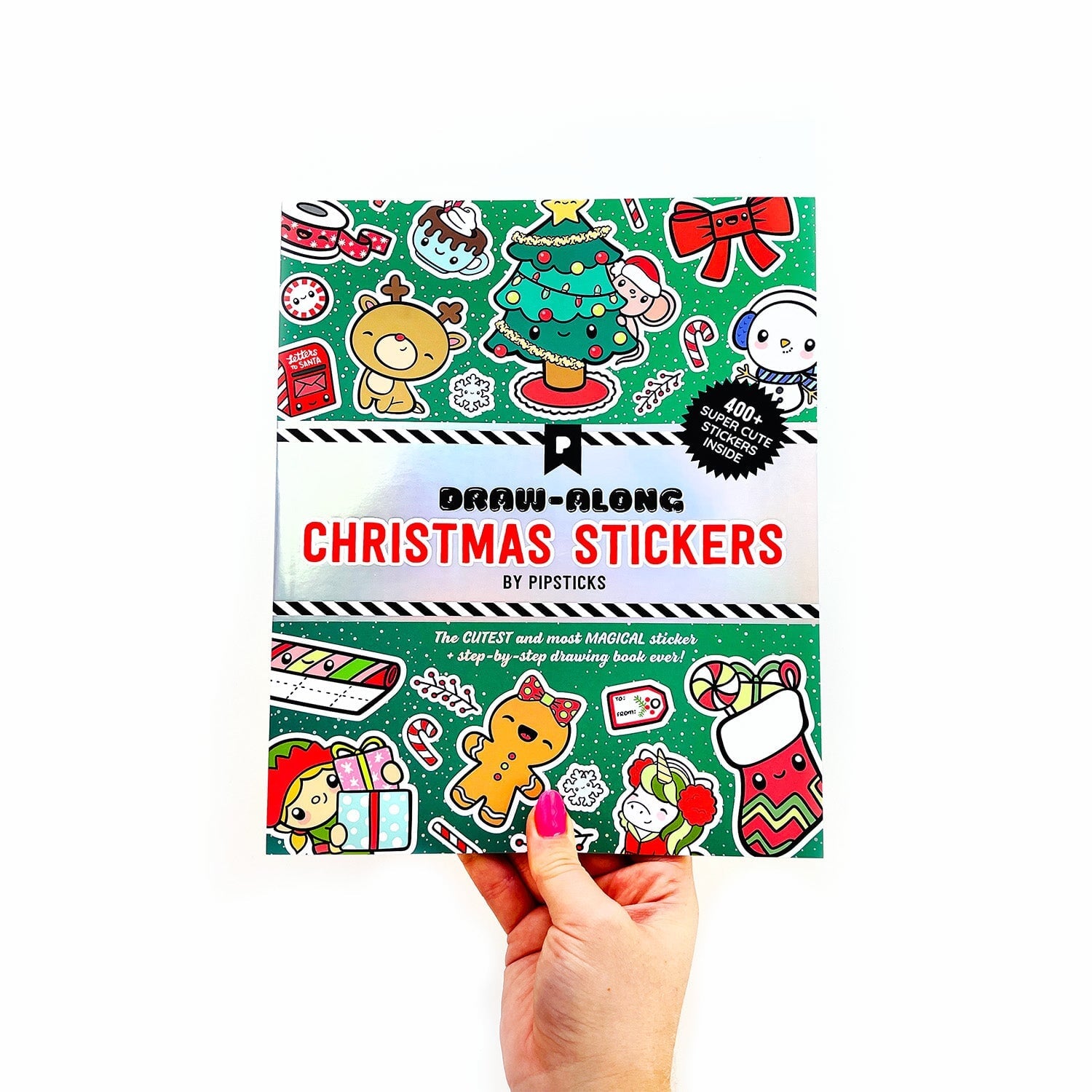 Draw-Along Christmas Sticker Book