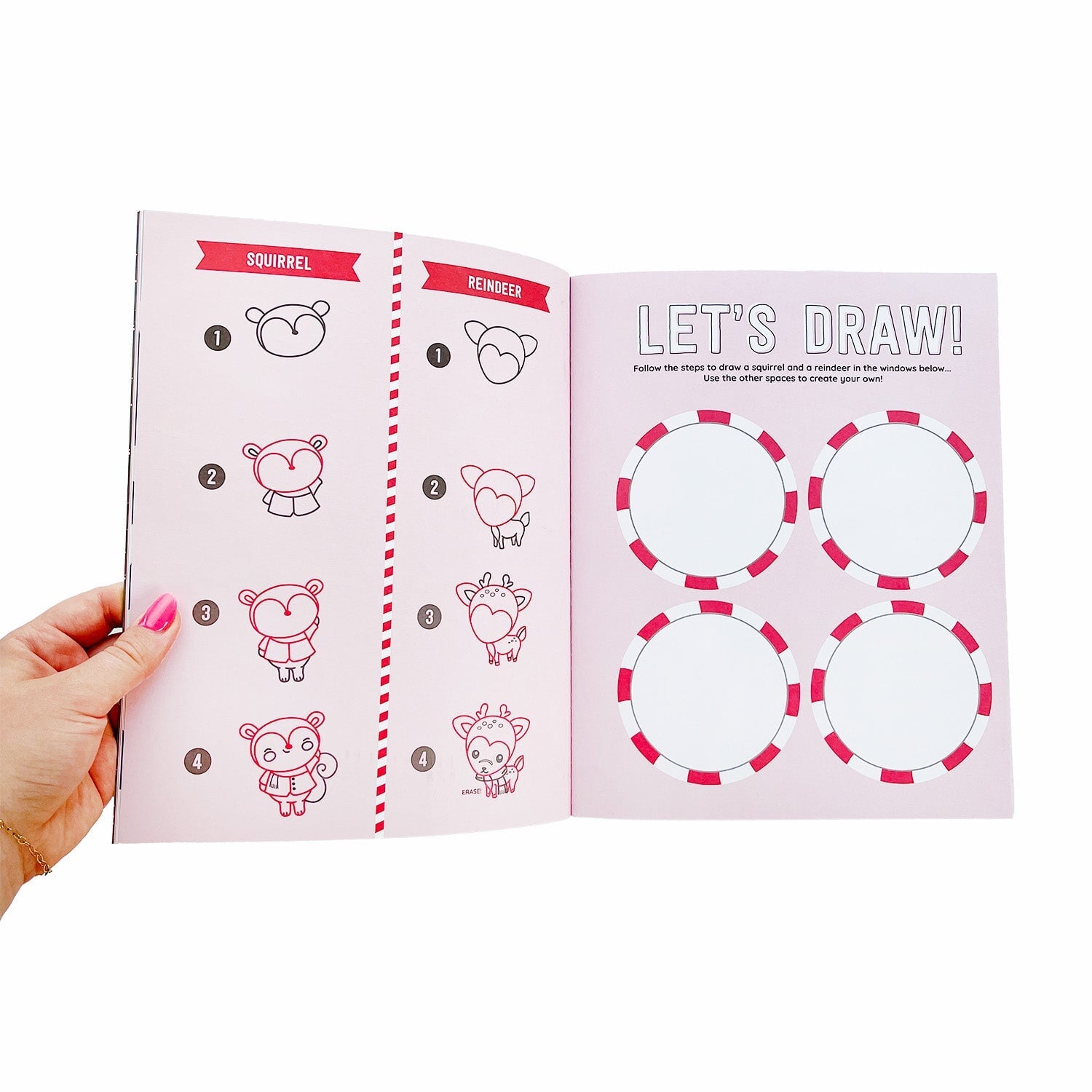 Draw-Along Christmas Sticker Book