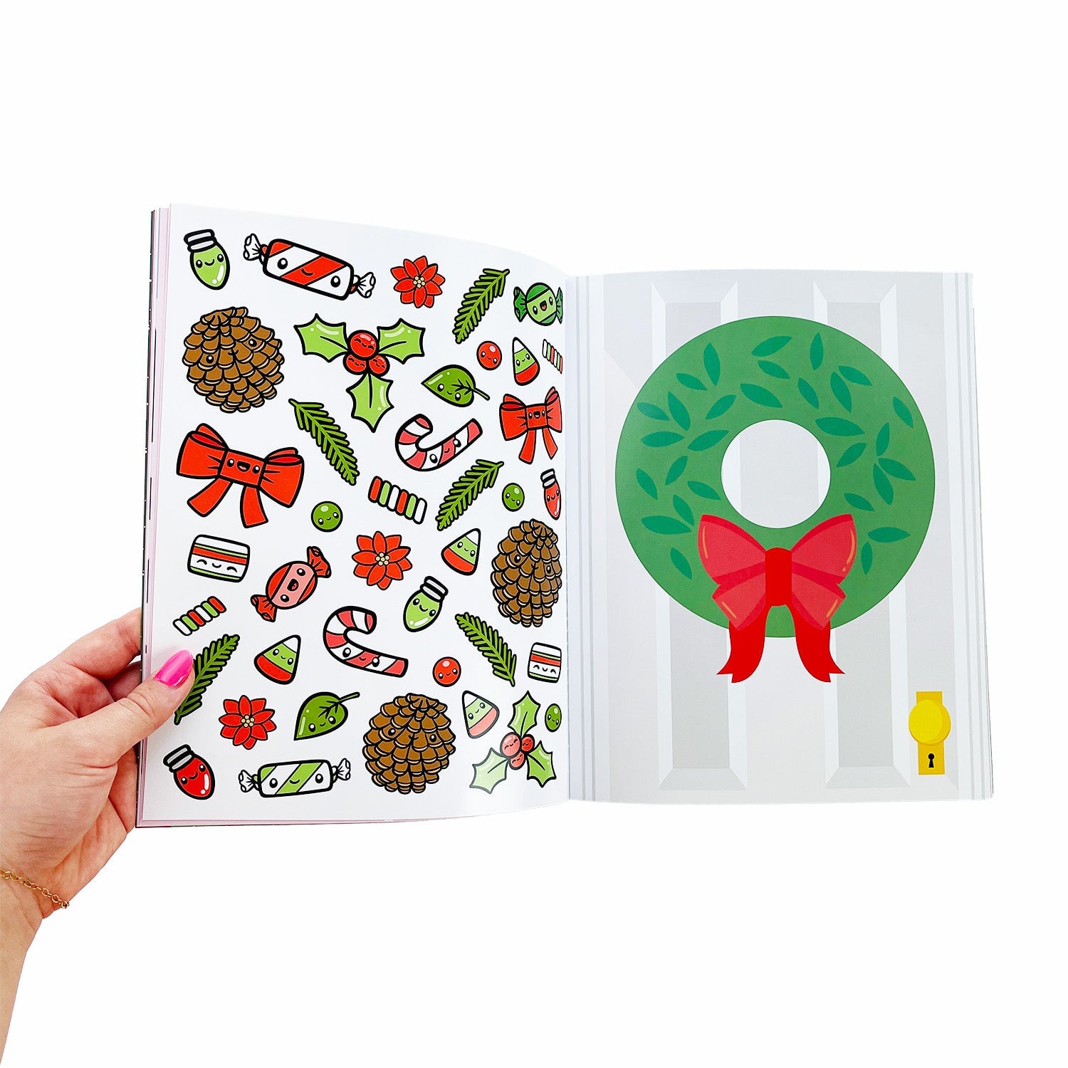 Draw-Along Christmas Sticker Book