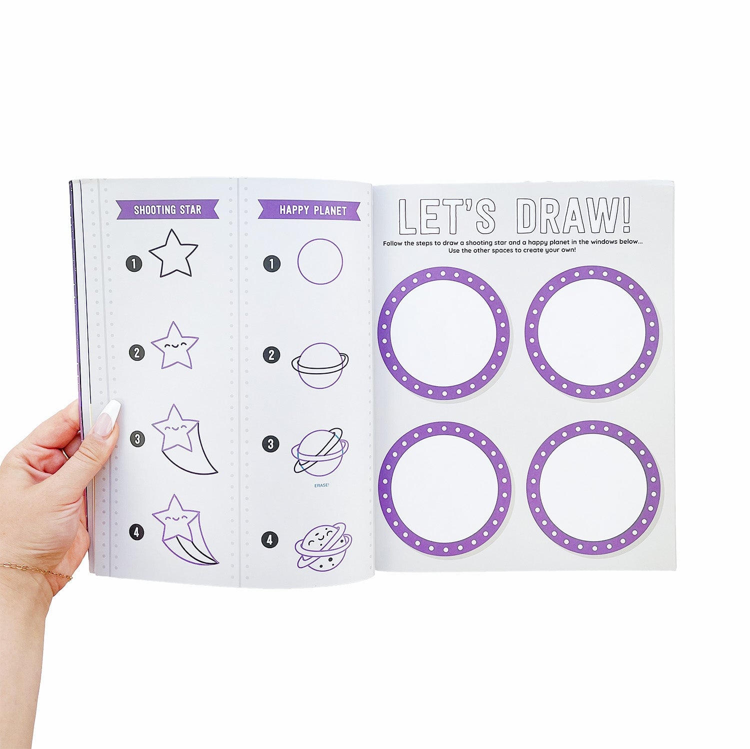 Draw-Along Space Sticker Book