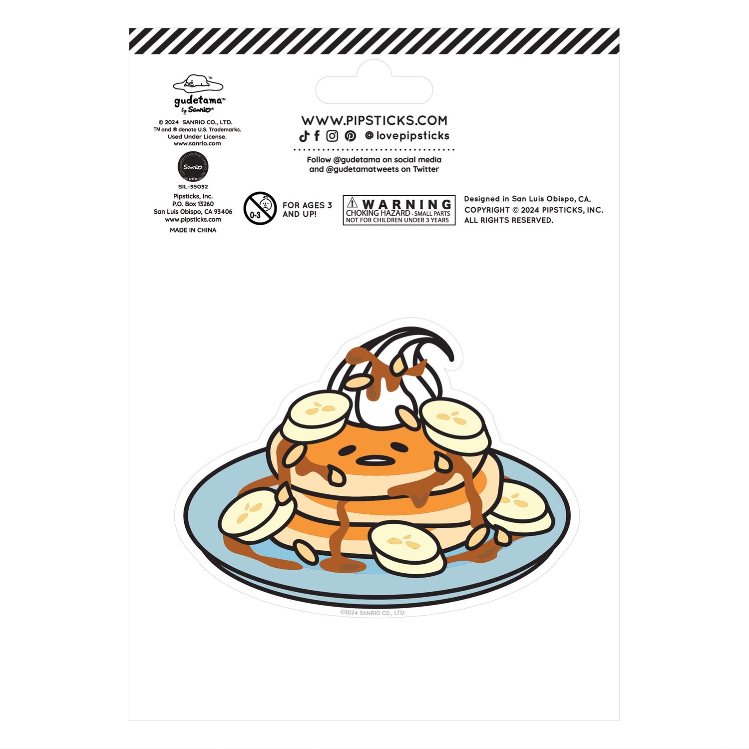 Gudetama Breakfast Buffet Scratch 'n Sniff (2ct)