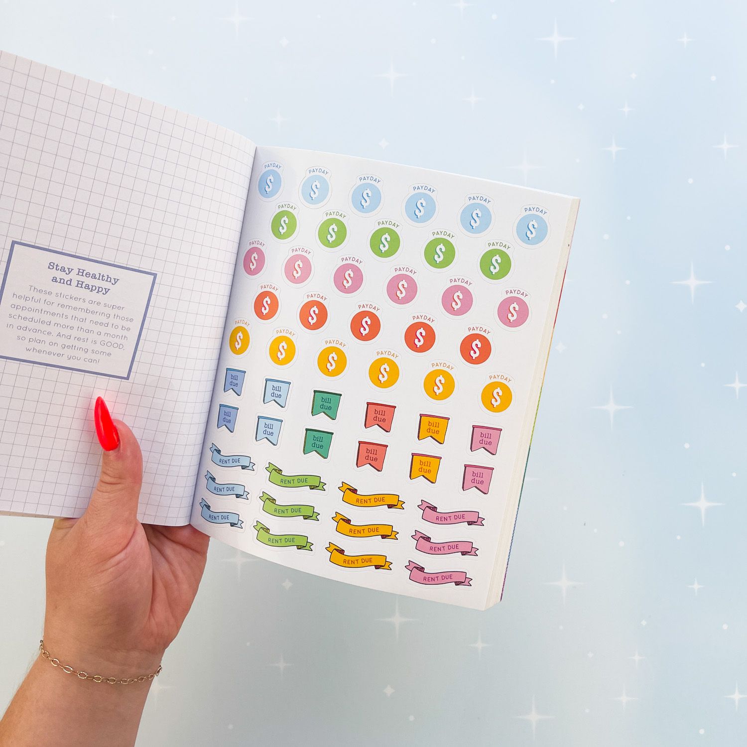 So. Many. Planner Stickers. Book