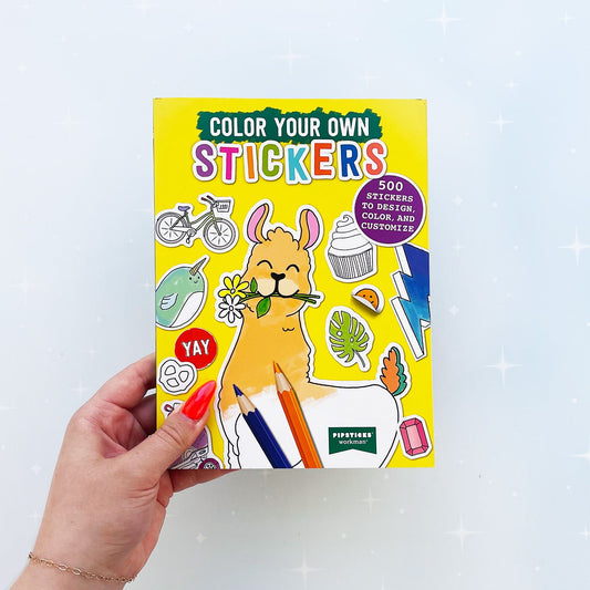 Color Your Own Stickers Book