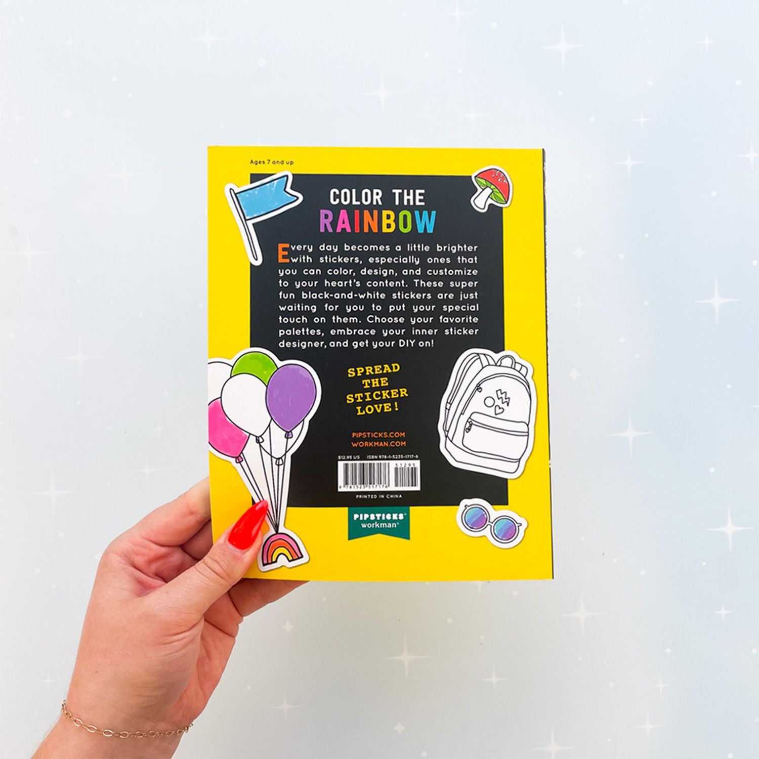 Color Your Own Stickers Book