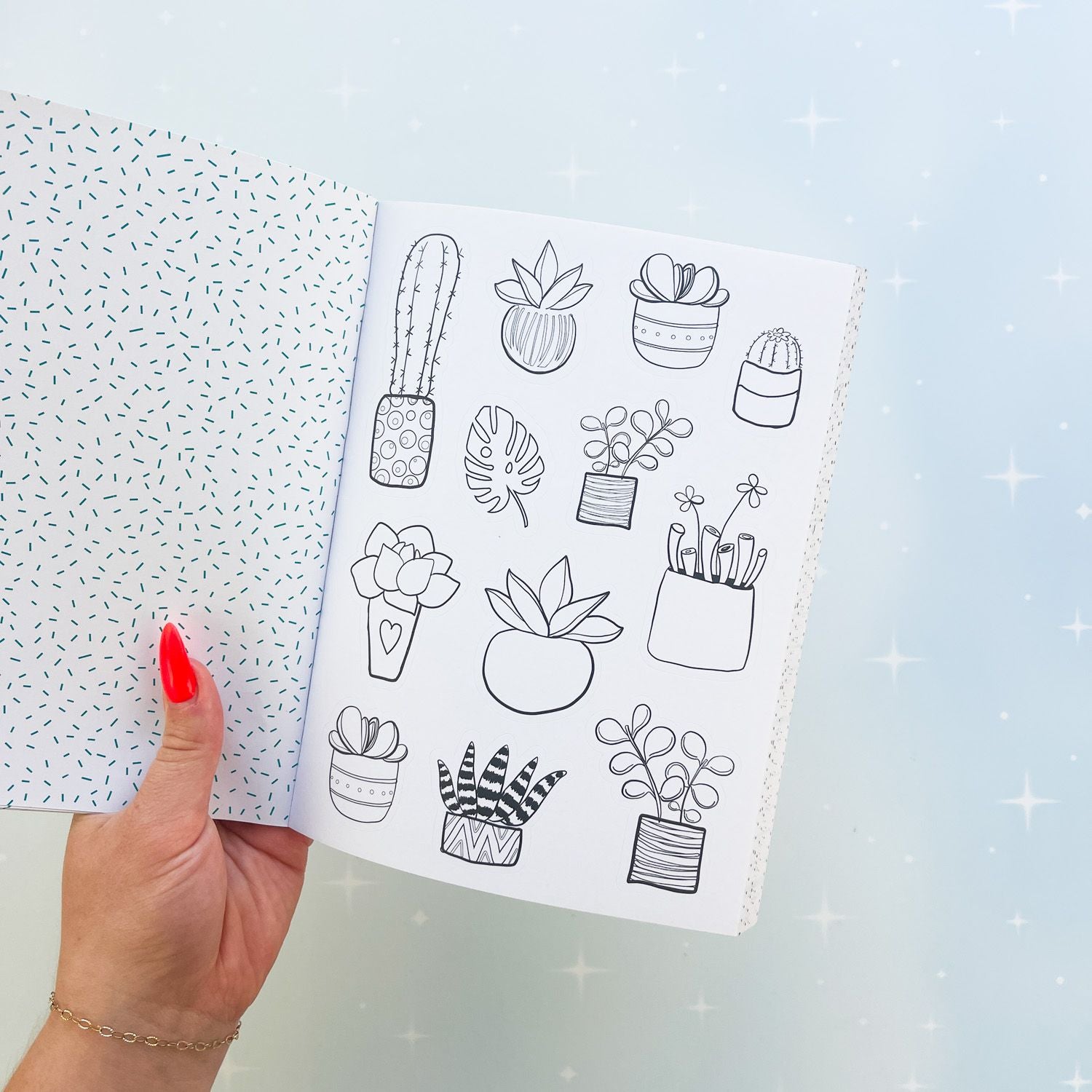 Color Your Own Stickers Book