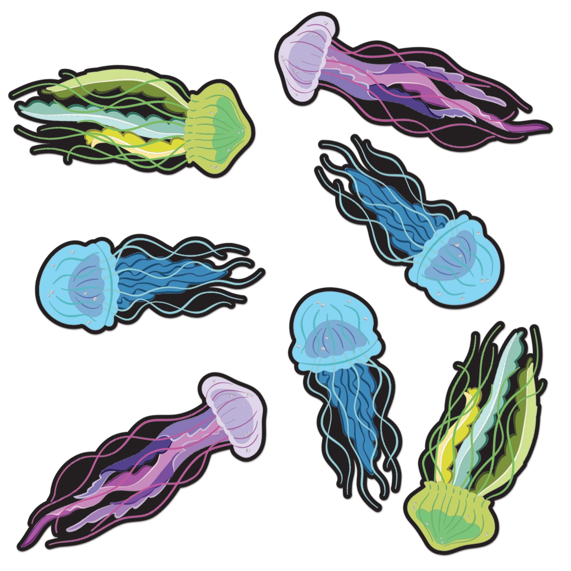 Dancing Jellies Sticker Confetti