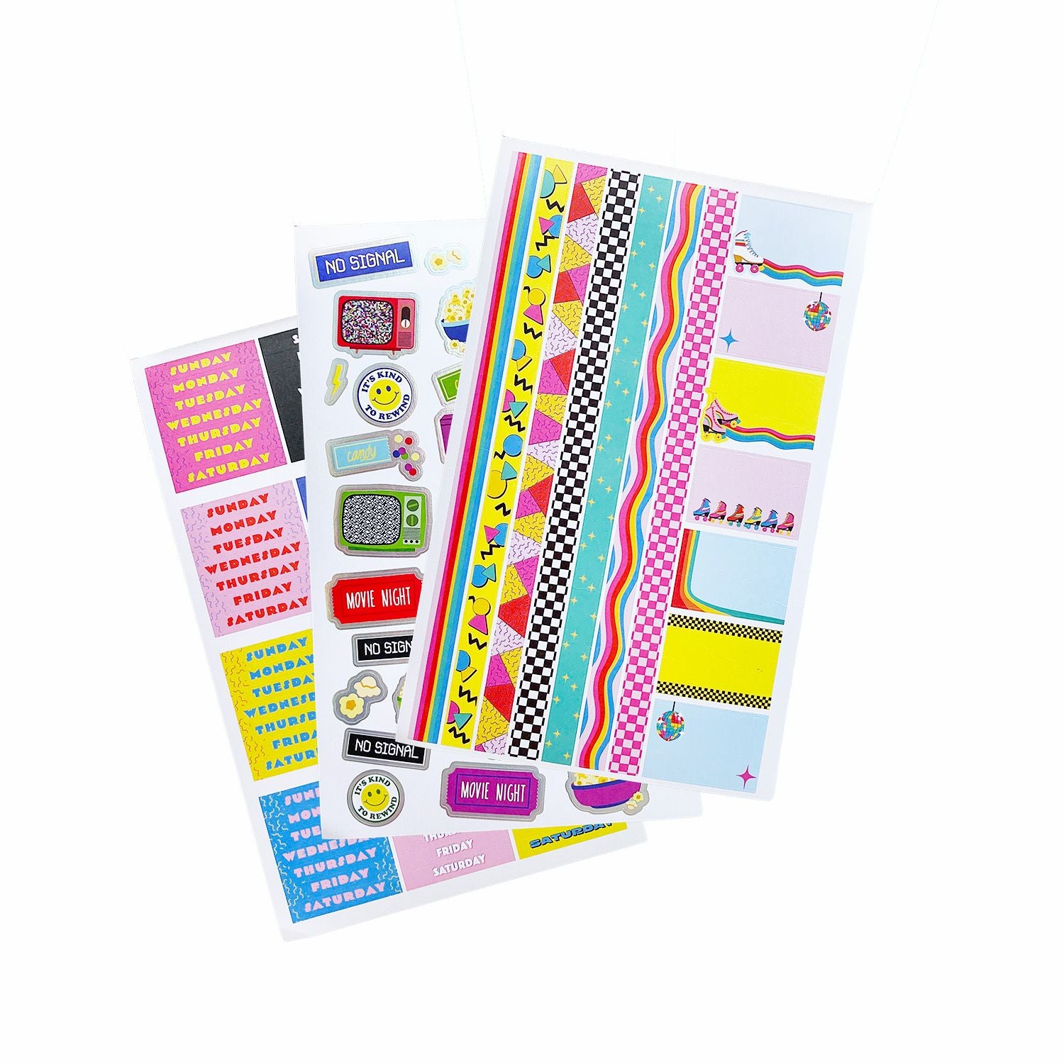 80's Planner Sticker Pad