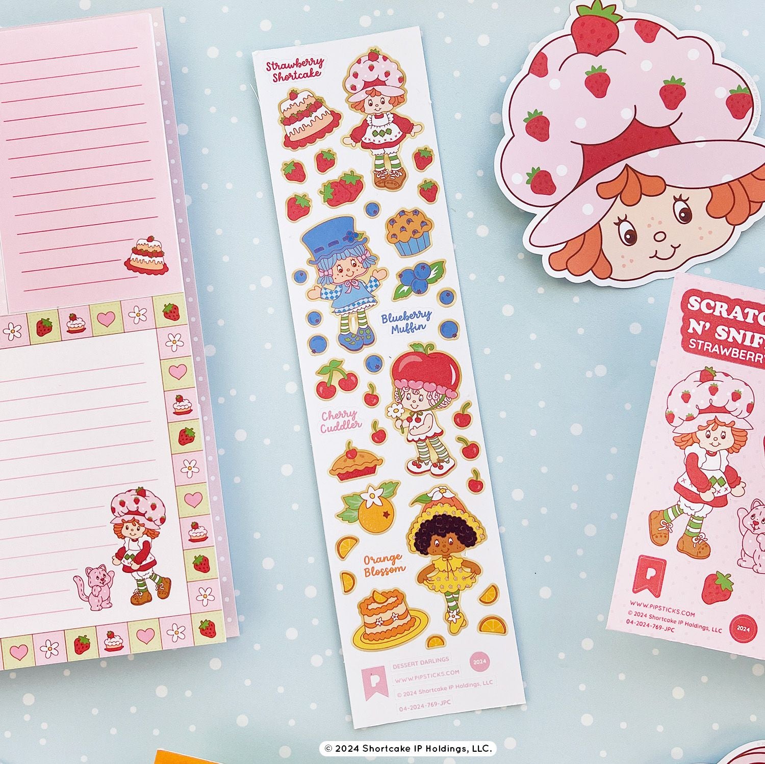 Pipsticks + Strawberry Shortcake Sweet Stationery Box