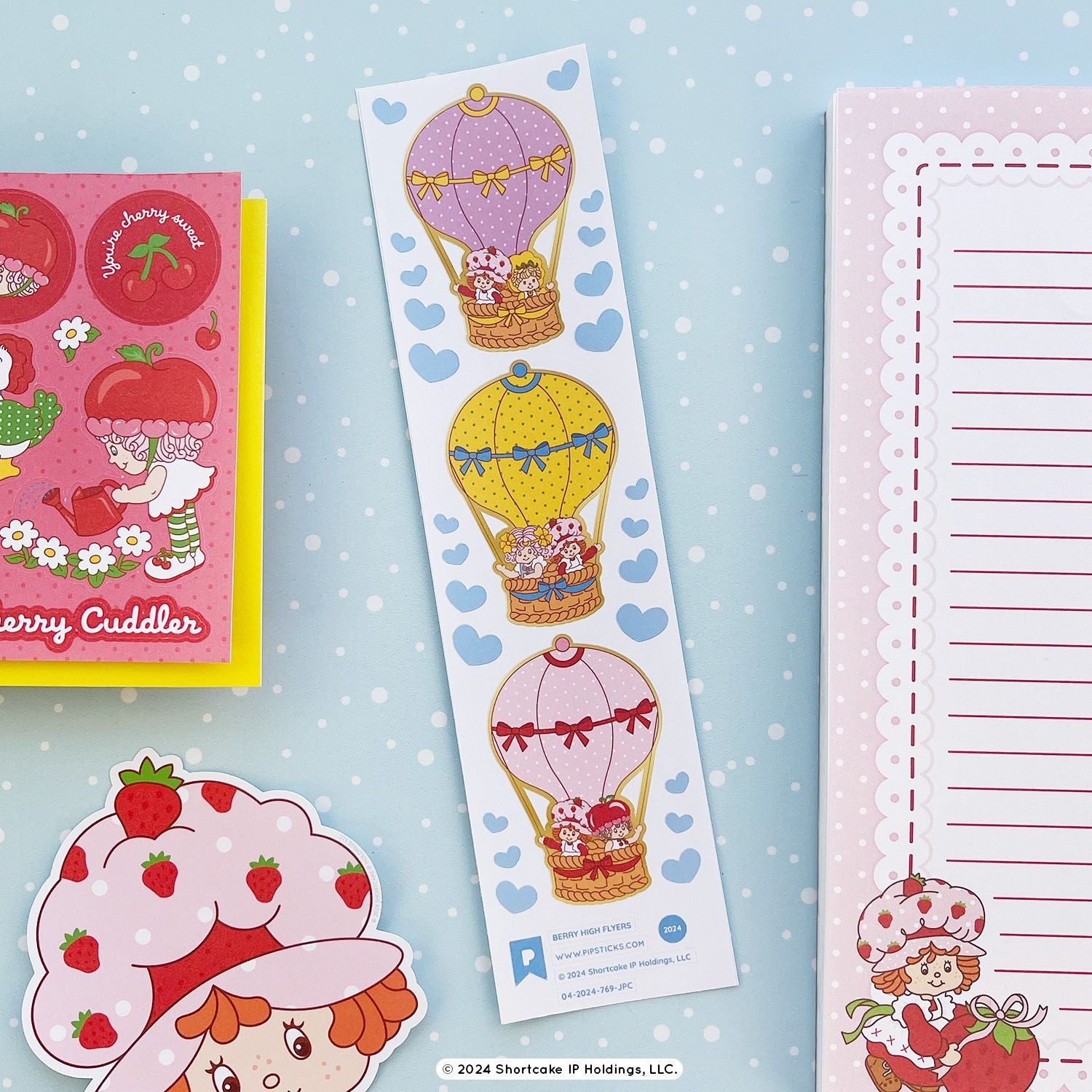 Pipsticks + Strawberry Shortcake Sweet Stationery Box