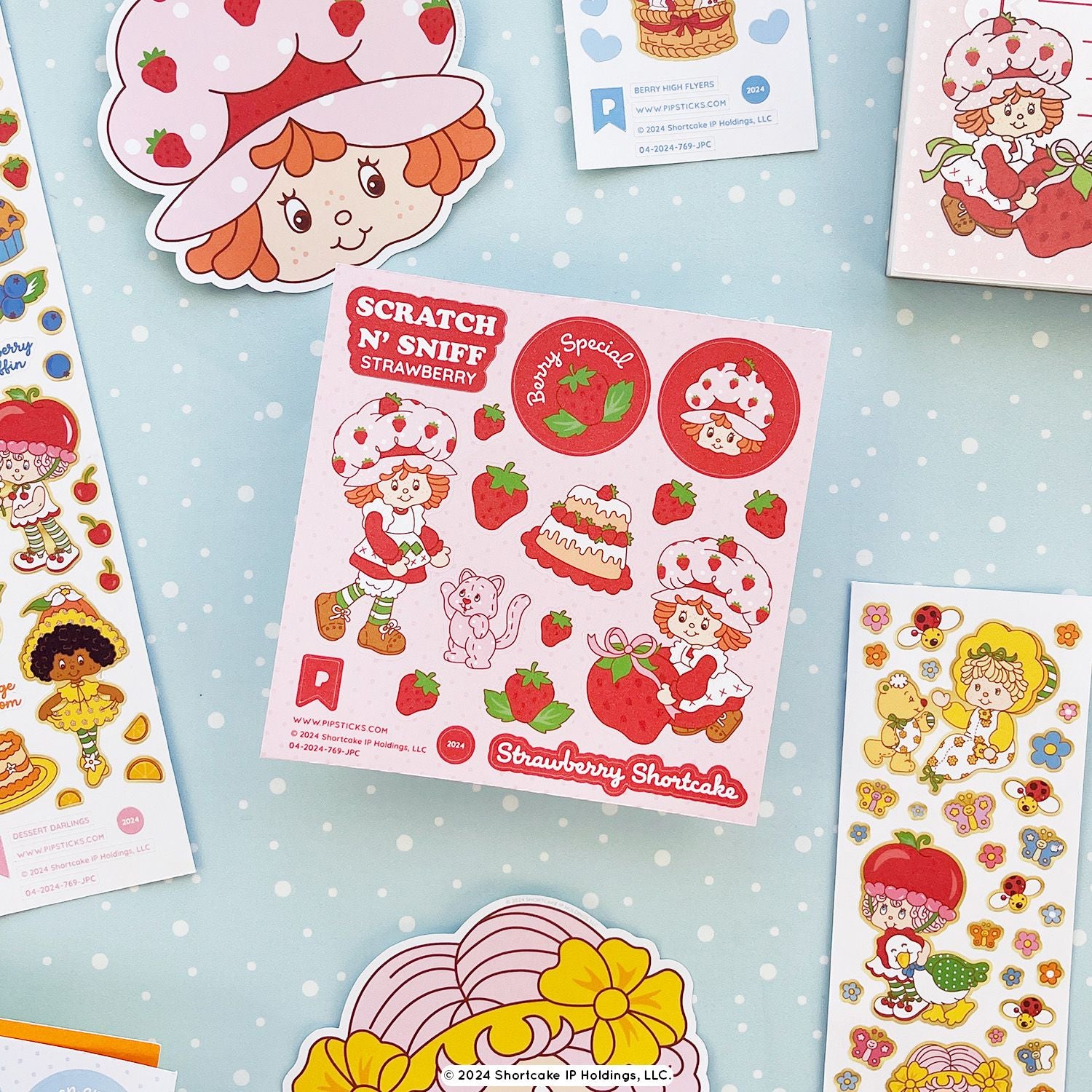 Pipsticks + Strawberry Shortcake Sweet Stationery Box