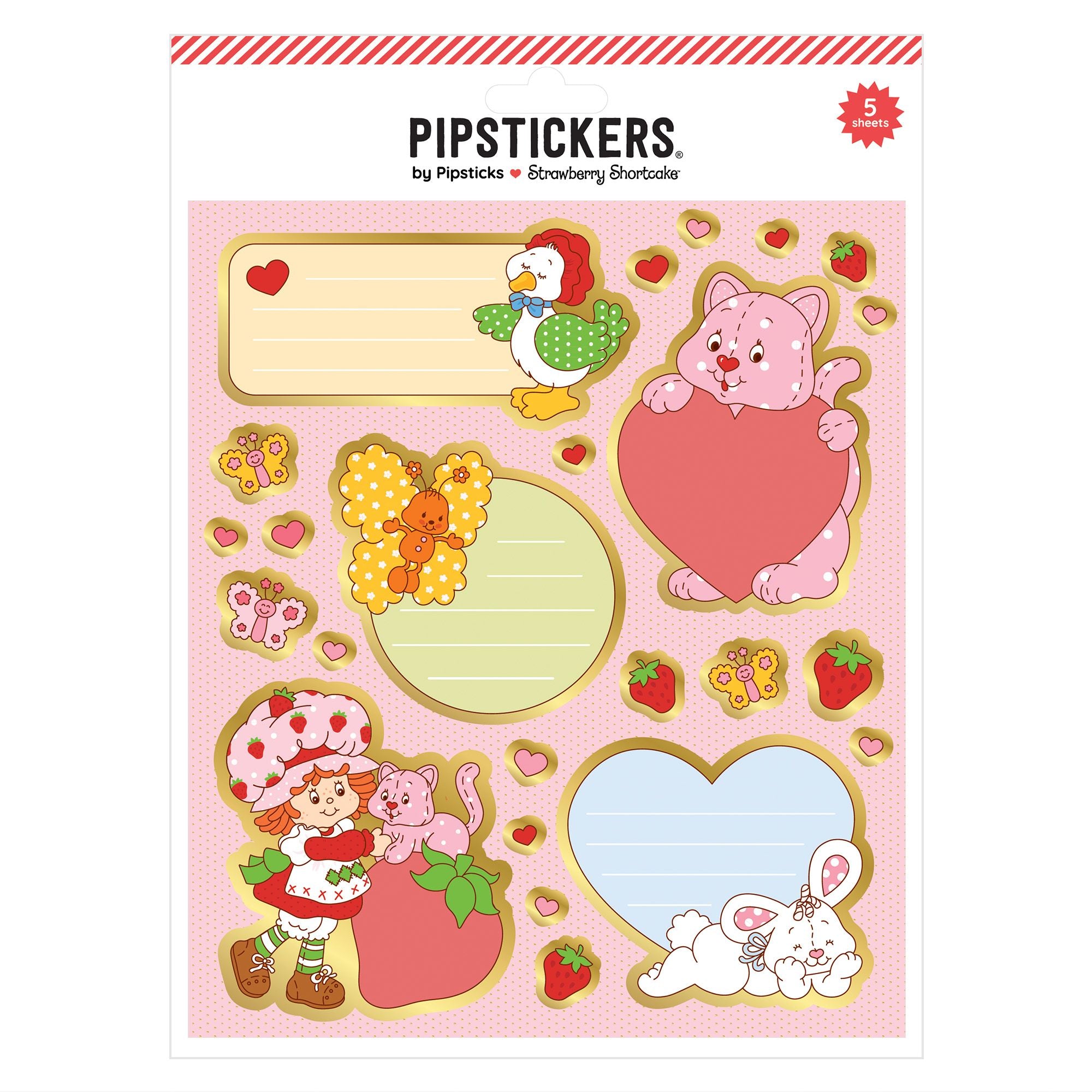 Pipsticks + Strawberry Shortcake Sweet Stationery Box