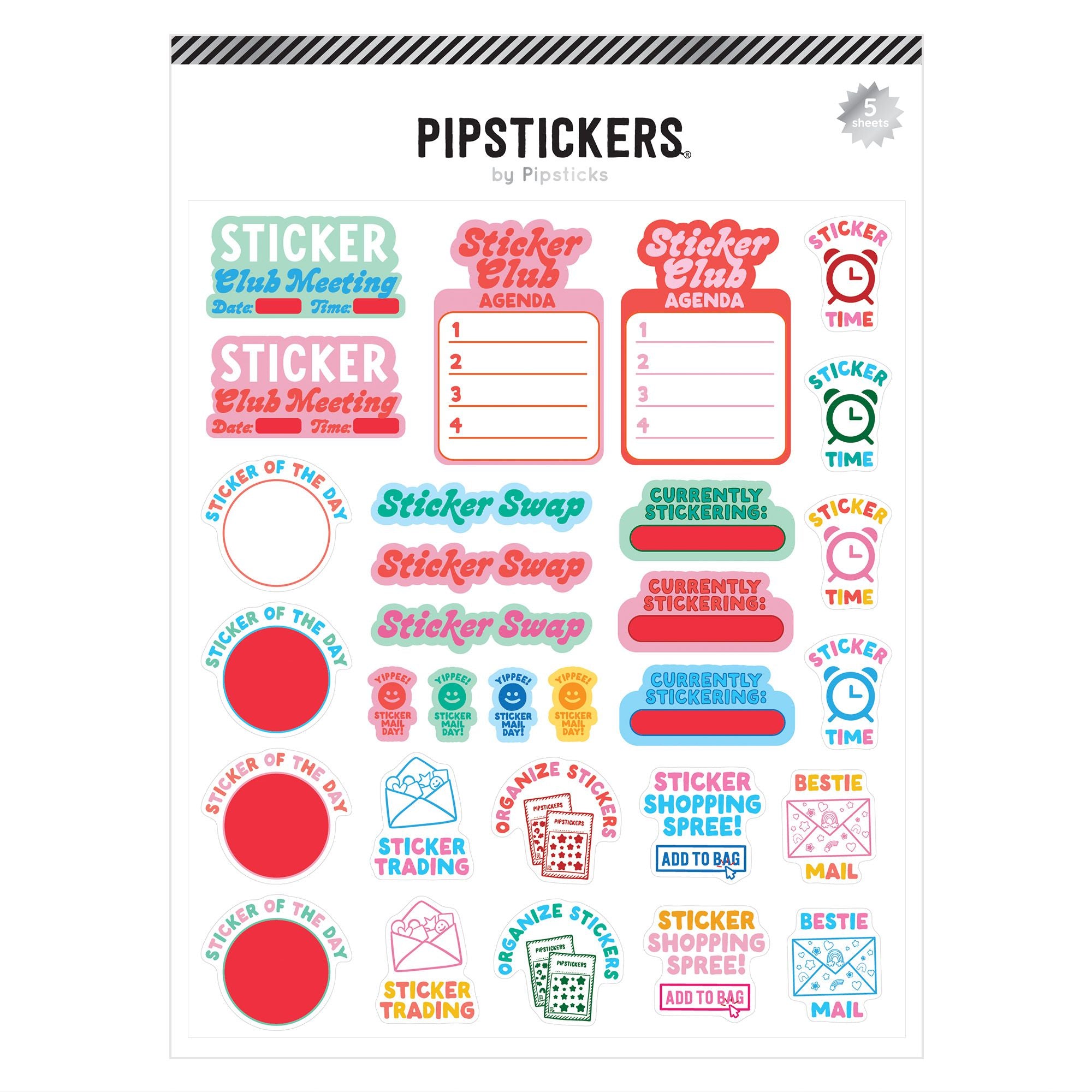 Sticker Club Stationery Box