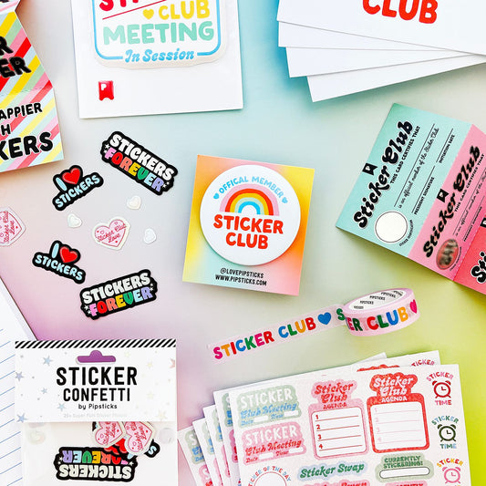 Sticker Club Stationery Box