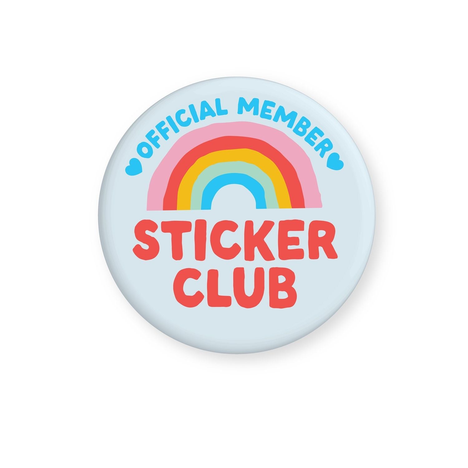 Sticker Club Official Member Button