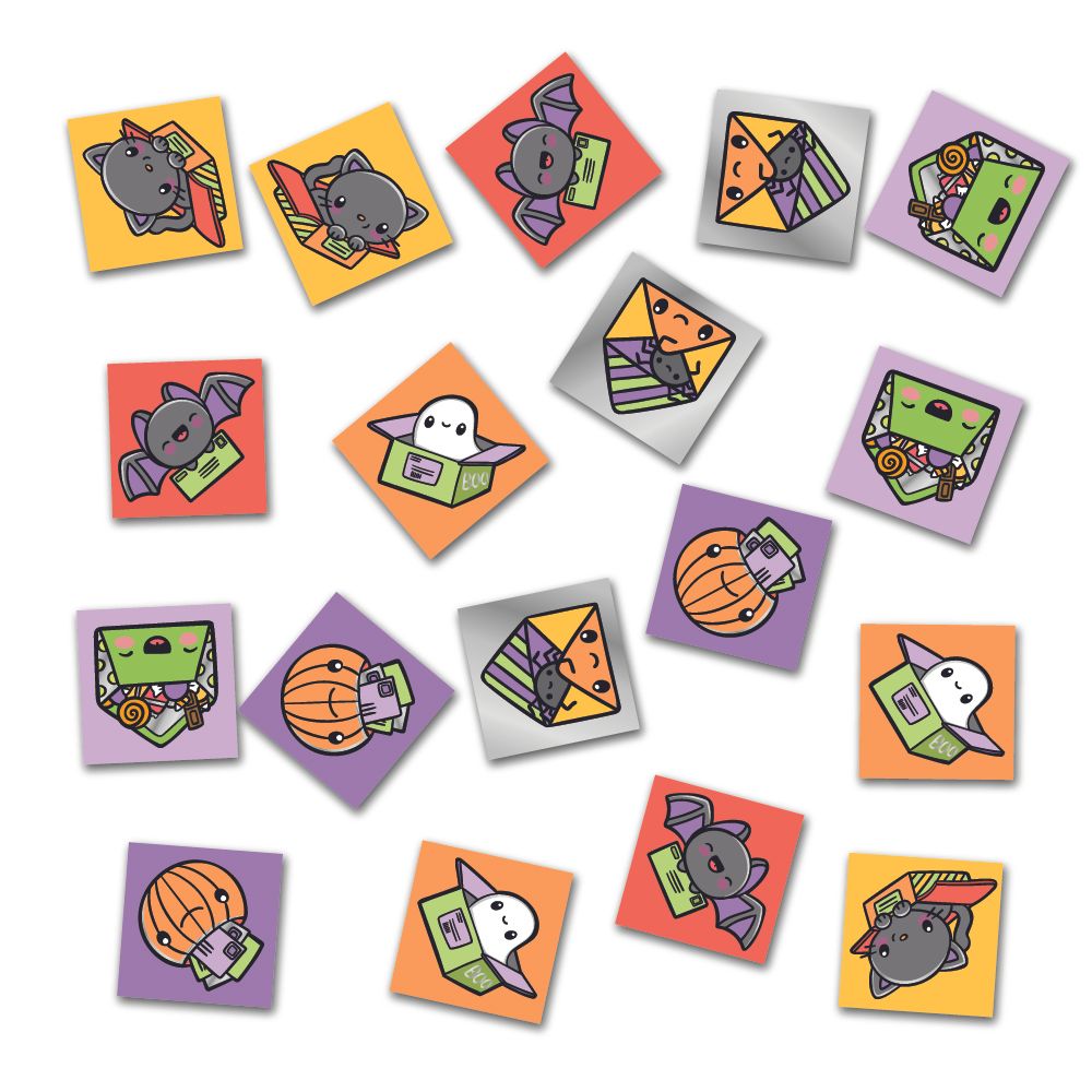 Ghostly Greetings Sticker Confetti