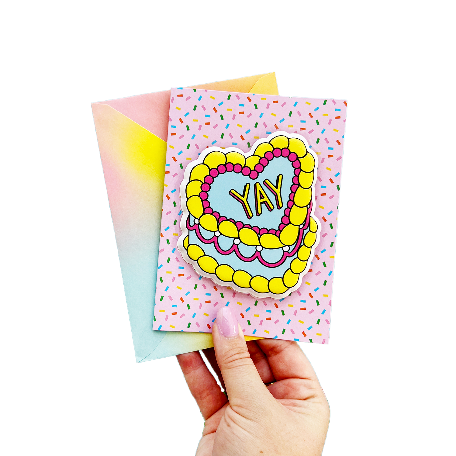 Big Puffy Sweet Celebration Greeting Card