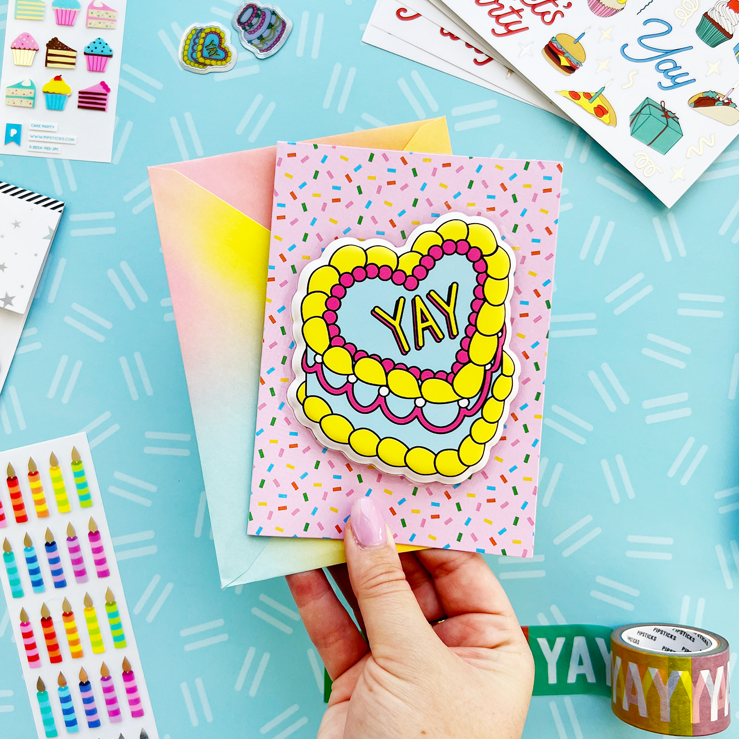 Big Puffy Sweet Celebration Greeting Card