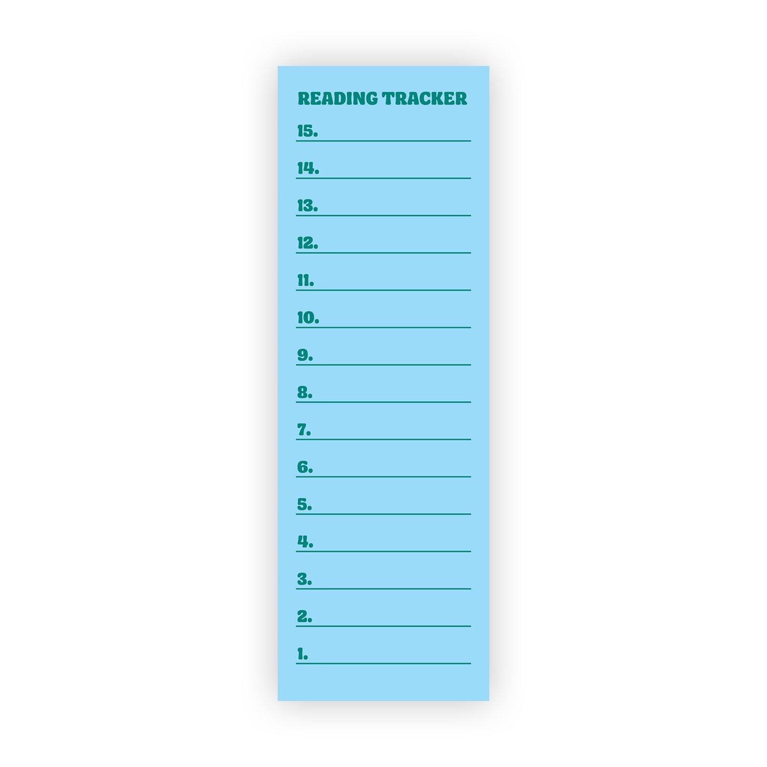 Book Tower Reading Tracker Bookmark