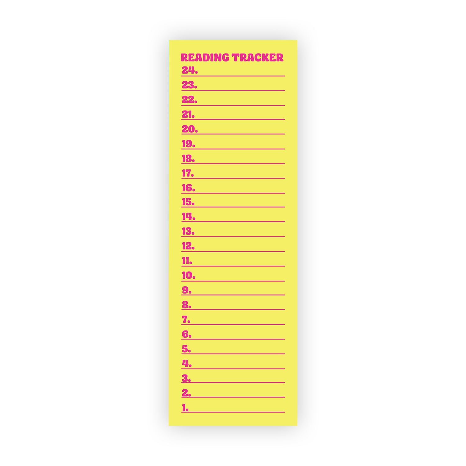 Daisy Field Reading Tracker Bookmark