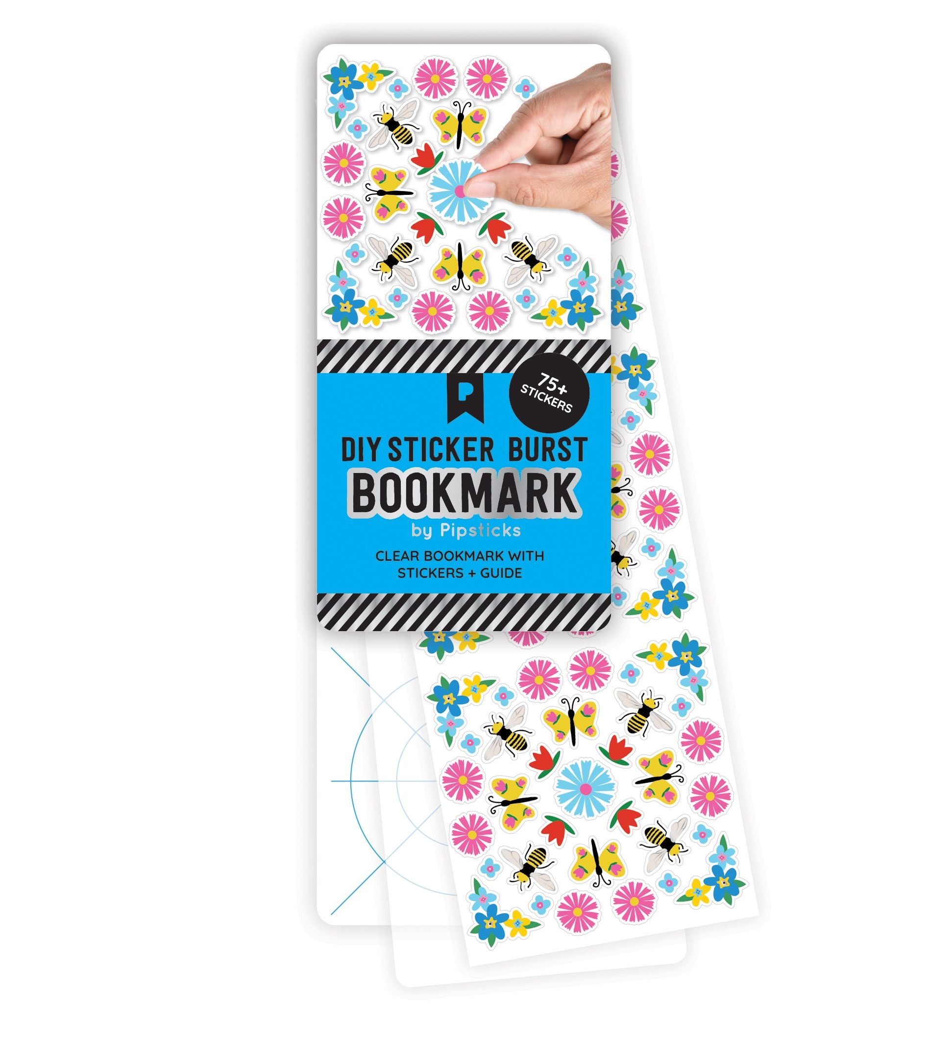 Blossom & Buzz DIY Sticker Burst Bookmark