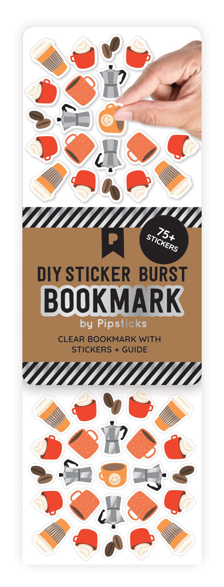 Daily Grind DIY Sticker Burst Bookmark