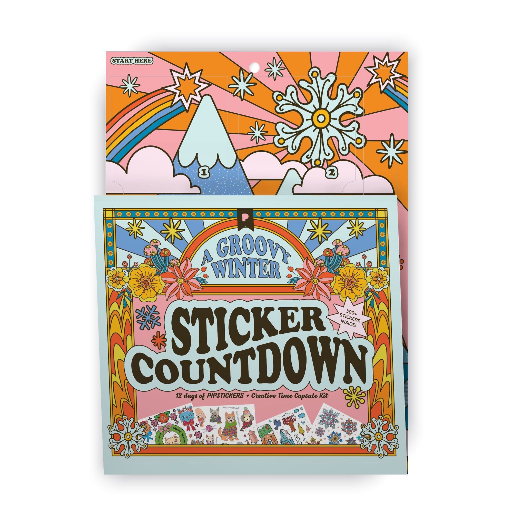 PRE-SALE: A Groovy Winter Sticker Countdown