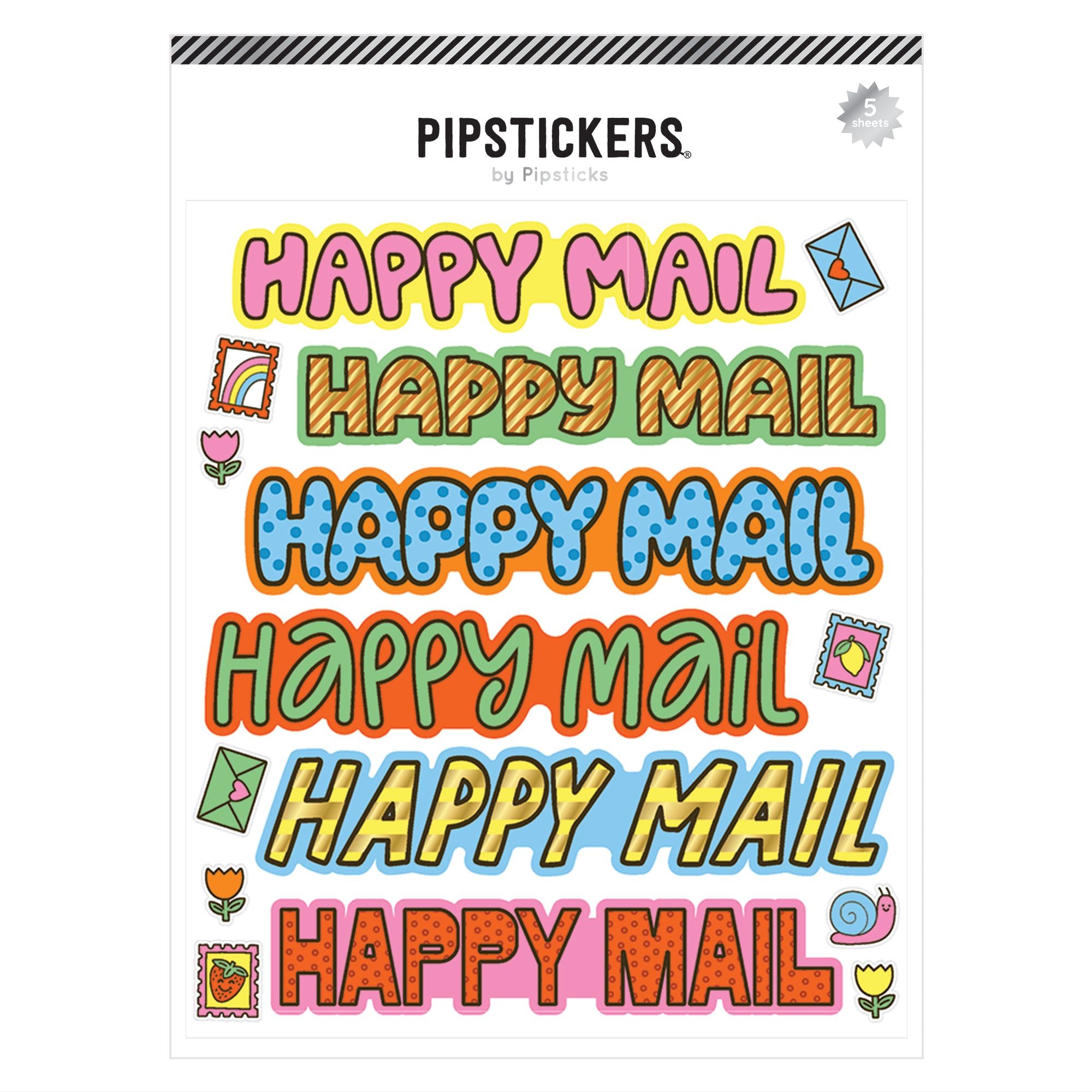 Super Happy Mail Labels (5ct)