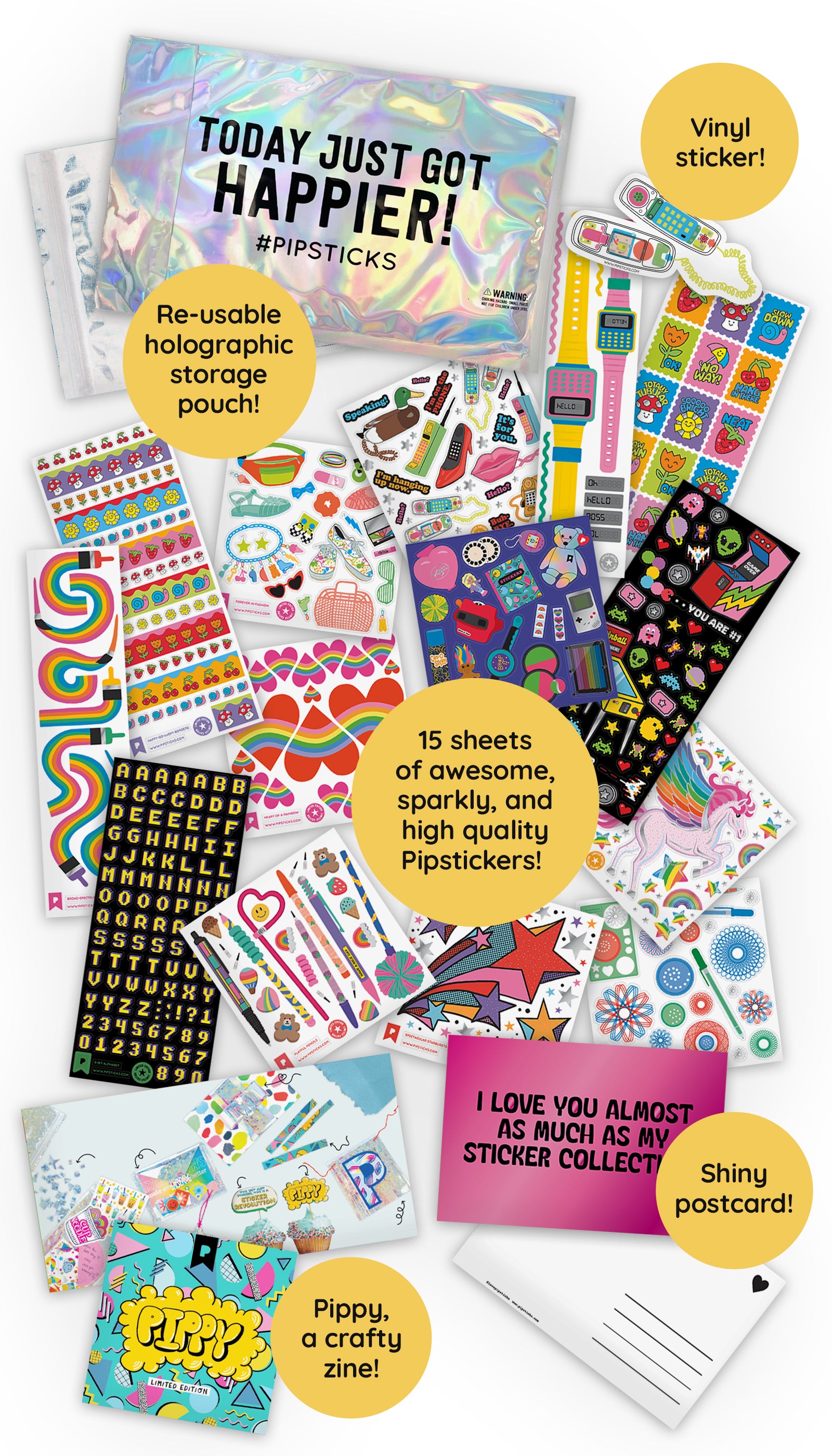 Pipsticks - Stickers Feel The Love