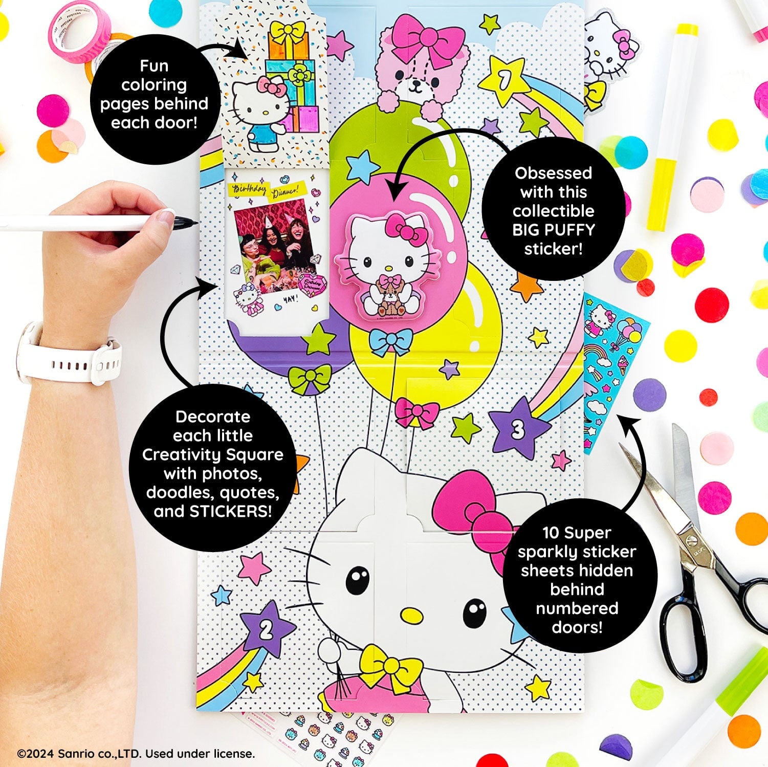 PRE-SALE: Hello Kitty Birthday Sticker Countdown