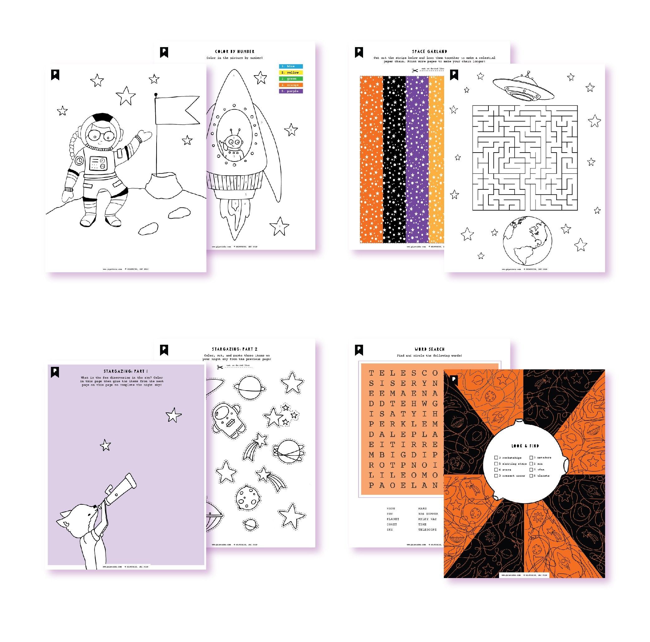 Space Exploration Kids Printables