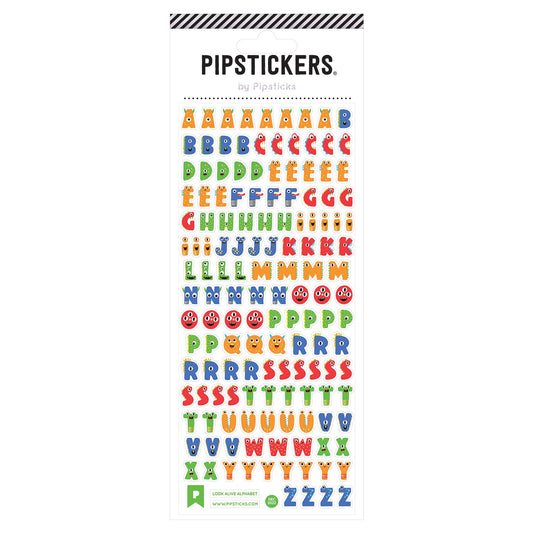 Sticko Alphabet Stickers, Regular X-Large, White Futura