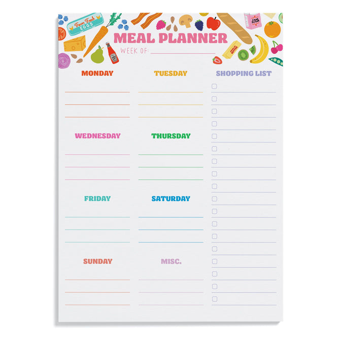 Meal Planner Notepad