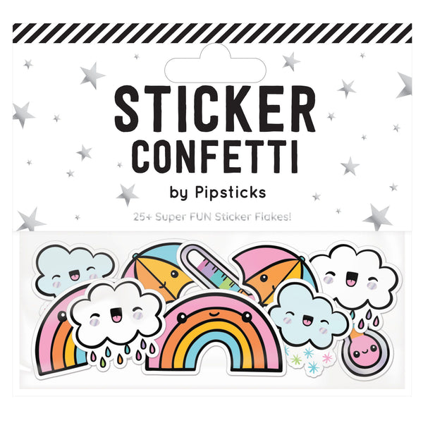 Pipsticks Happy Star Sticker Confetti