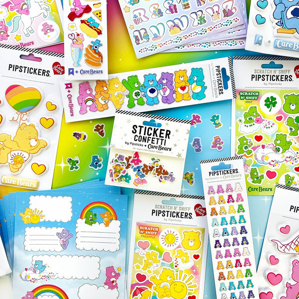 Pipsticks Care Bears Playtime Sticker Confetti