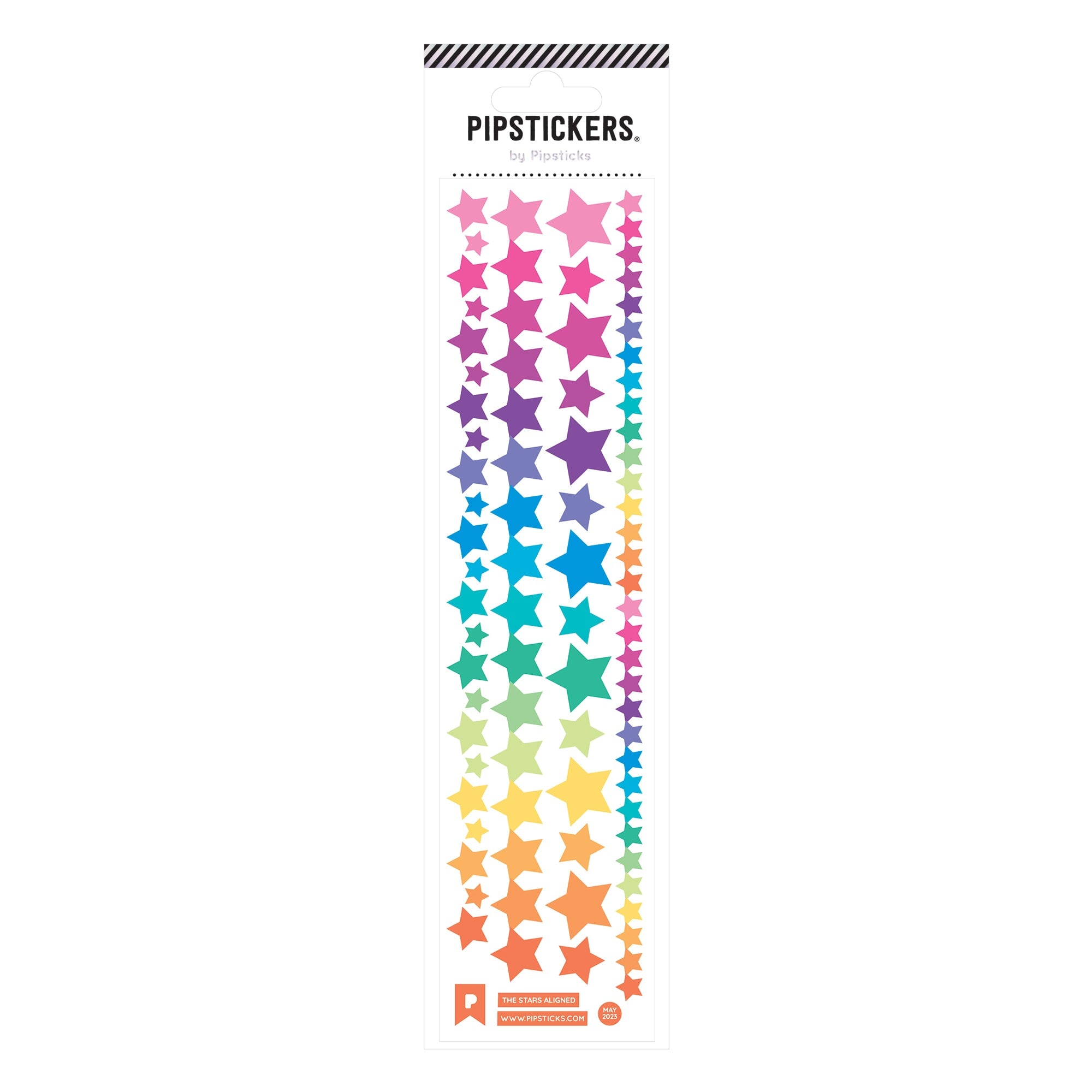 Pipsticks Pinstriped Rainbow Washi