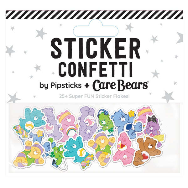 Pipsticks Care Bears Playtime Sticker Confetti