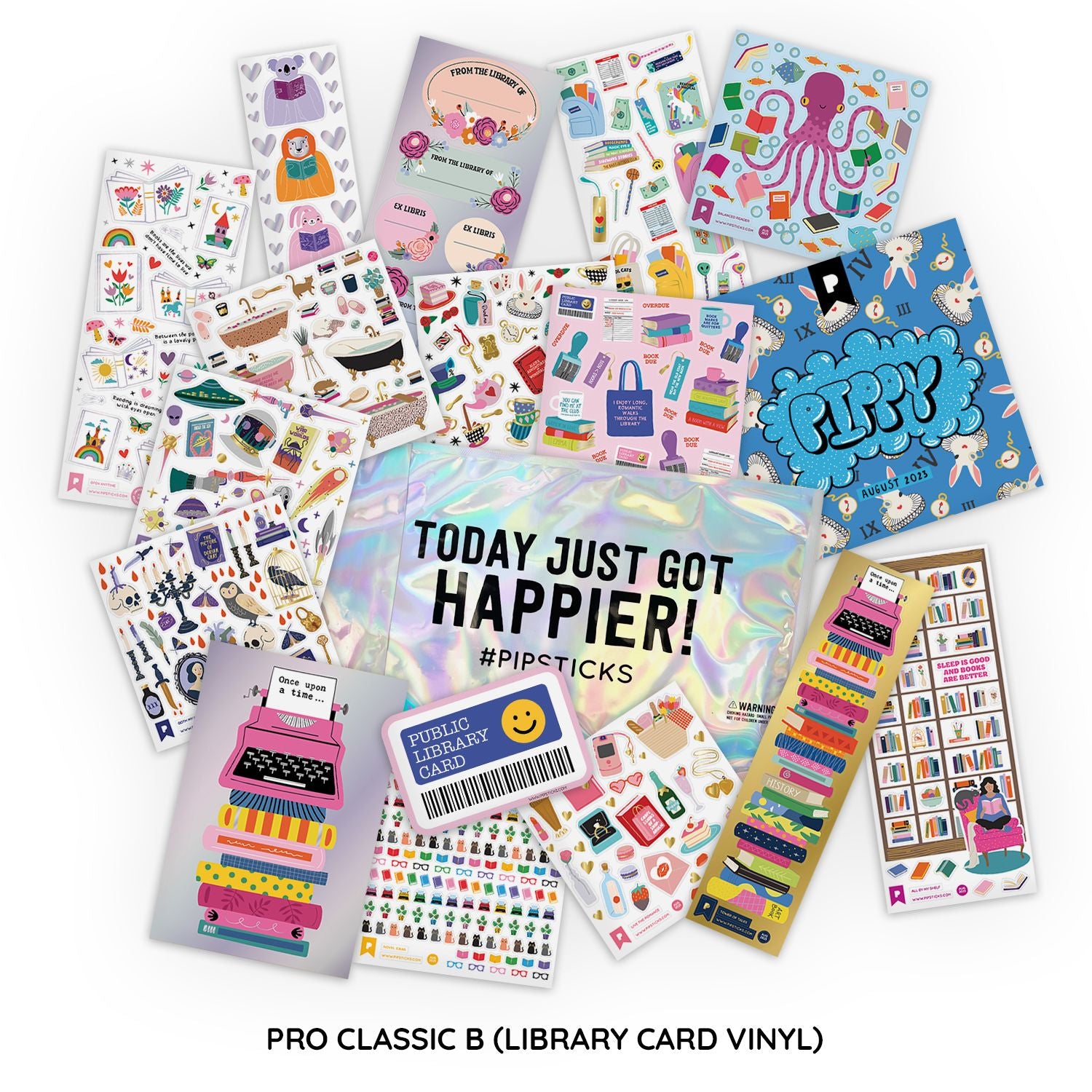 August 2023 Hip Kit Club Essentials Cardstock Mini Alphabet Stickers Black  & Silver Foil