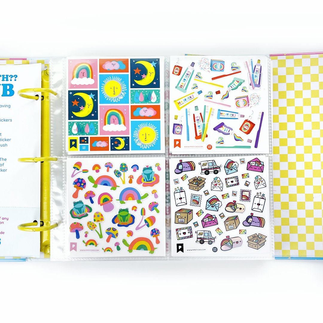 Hands Off My Stickers!: A Sticker Collection Book [Book]